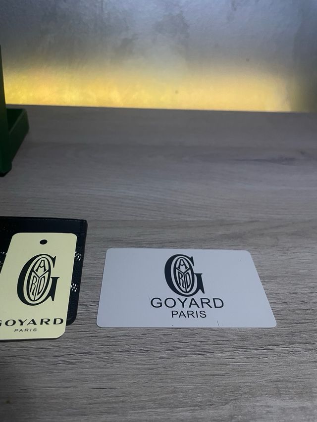 Portacarte Goyard nero multicolore