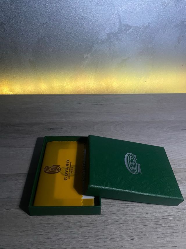 Portacarte Goyard nero multicolore