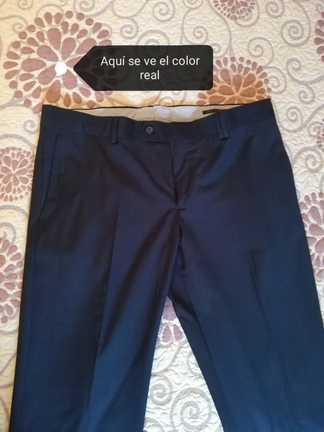 Traje de vestir azul