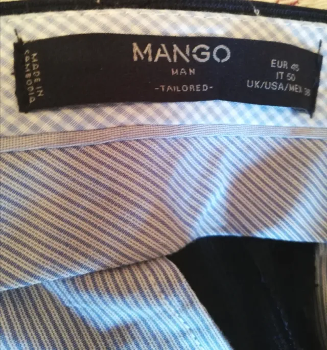 Traje de vestir azul