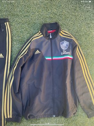 Tuta sport Adidas nero oro Italia