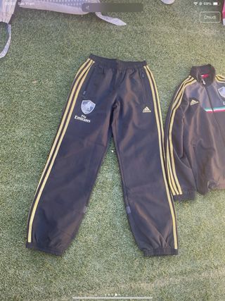 Tuta sport Adidas nero oro Italia