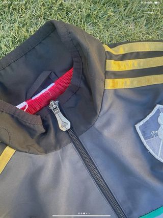 Tuta sport Adidas nero oro Italia