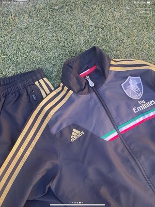 Tuta sport Adidas nero oro Italia