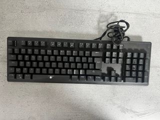 Teclado mecánico switches azules 100% 