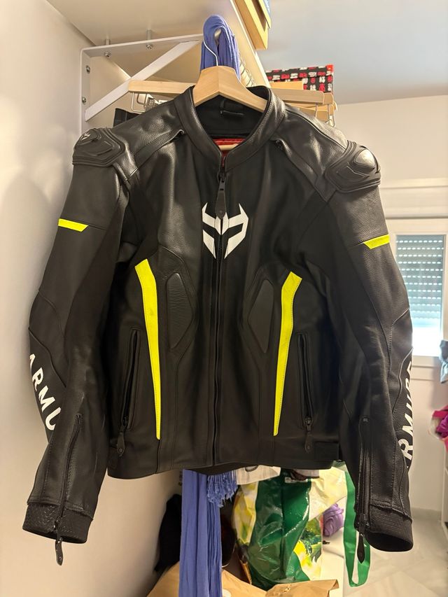 Chaqueta de moto Armure Hamo Piel