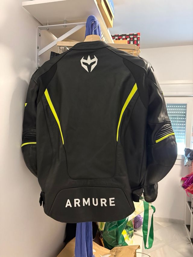 Chaqueta de moto Armure Hamo Piel