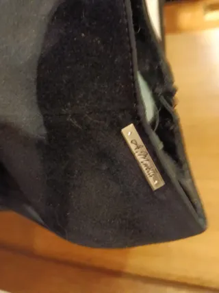 Botines A.Morelli Ante Negro Talla 39 l