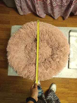 Cama redonda mullida para mascotas 50cm