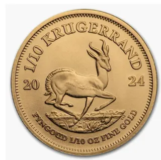 Moneda Oro Krugerrand 1/10 oz 2024