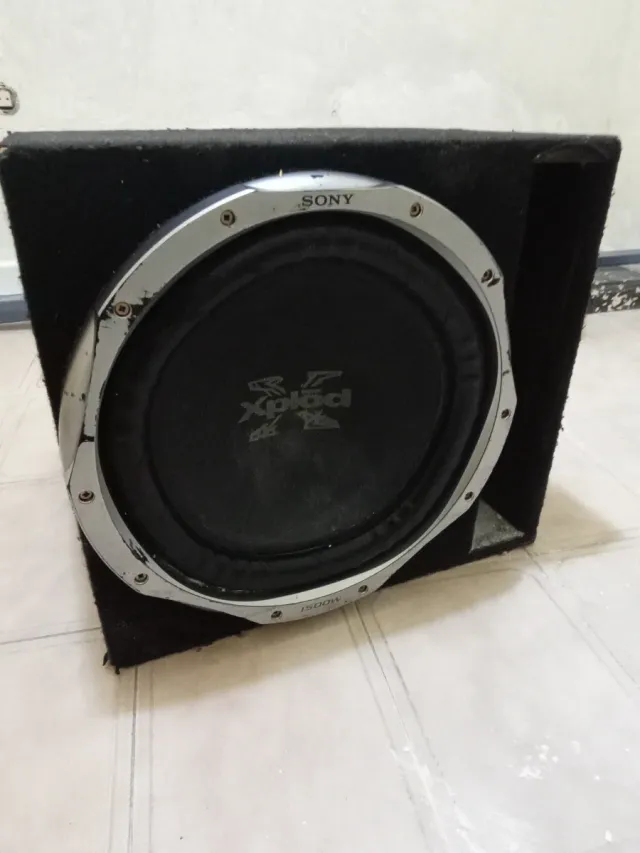 Subwoofer Sony Xplod Negro