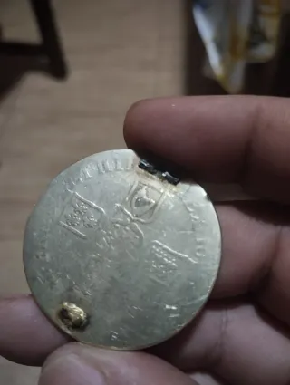 Moneda Plata Baño Oro. Ultimo precio