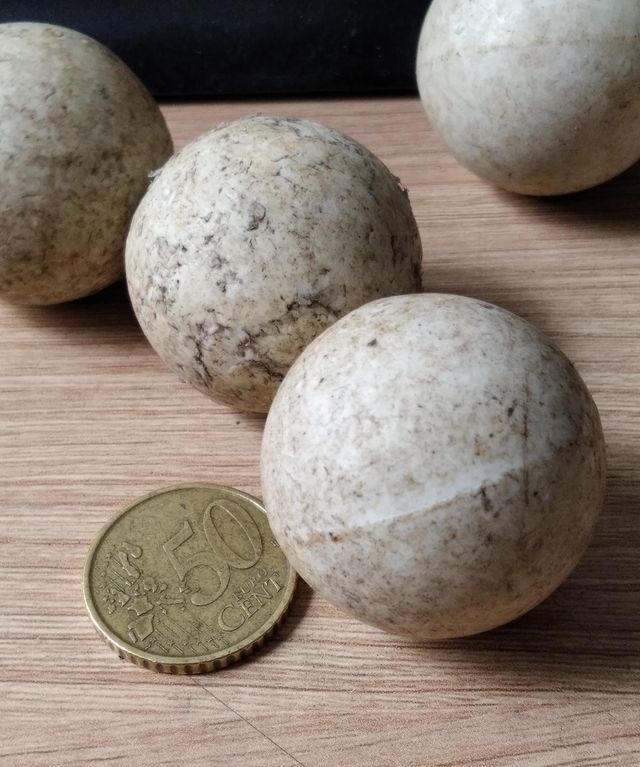 Lote 4 Bolas Futbolín Antiguas