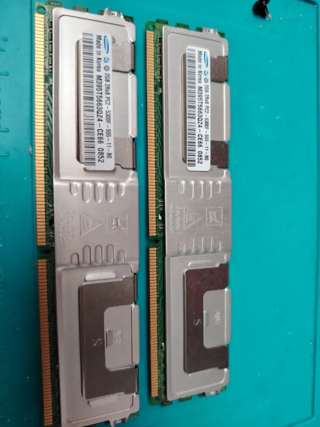 2x Samsung 2GB DDR2 servidorRAM Módulos