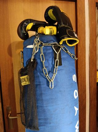 Saco de boxeo azul Domyos Soywoo50€