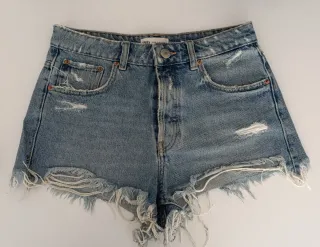 Shorts vaqueros Zara desgastados