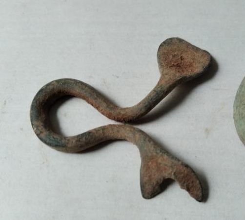 Lote 3 asas antiguas cobre bronce