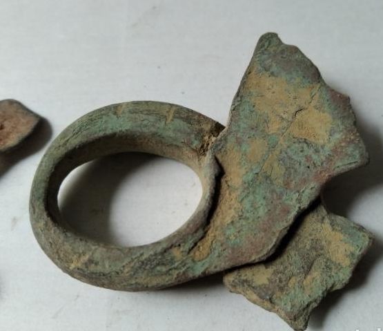 Lote 3 asas antiguas cobre bronce