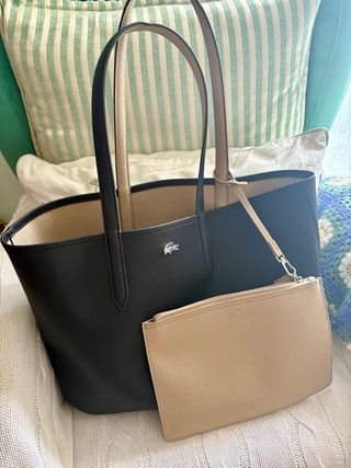 Bolso de hombro  shopper
reversible LACOSTE