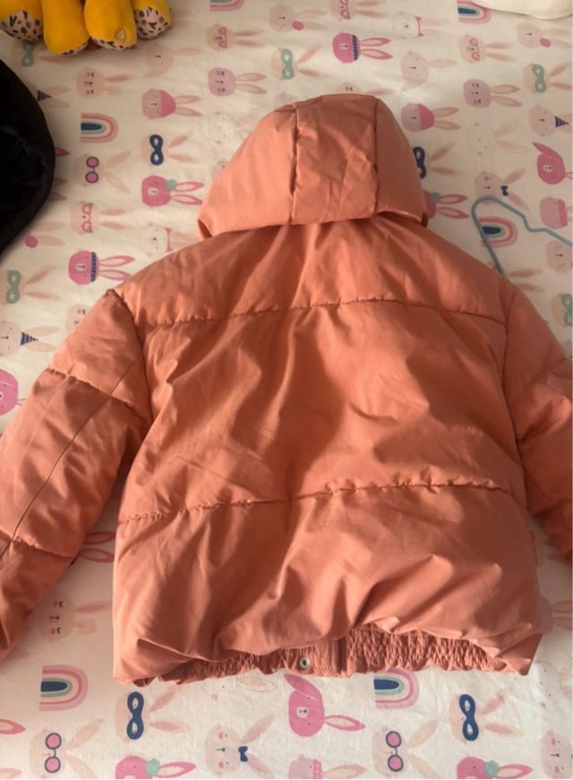Anorak niña rosa