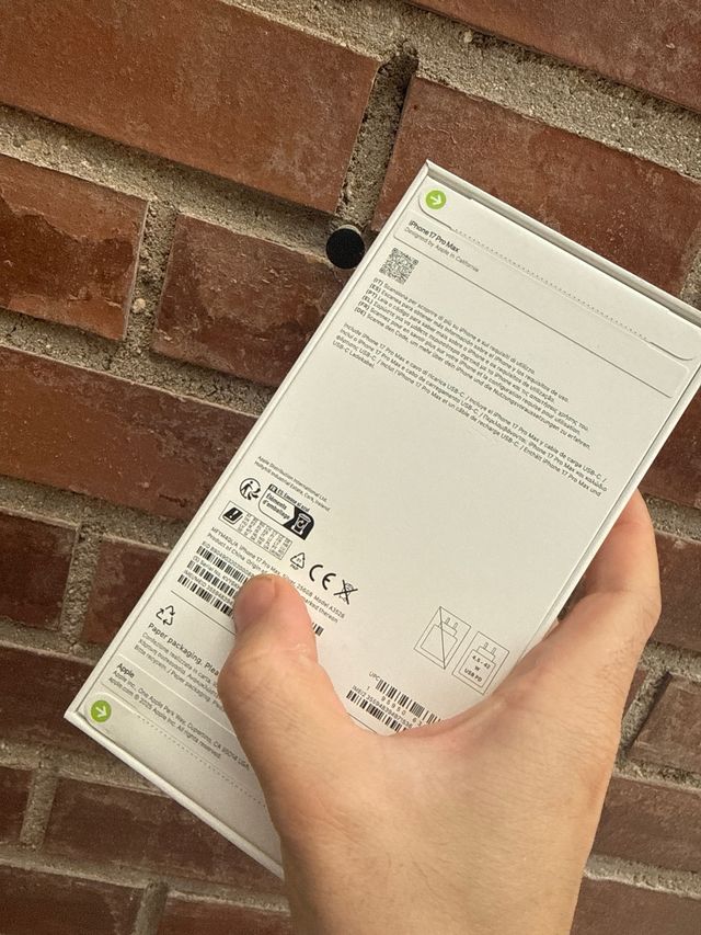 iPhone 17 Pro Max 256GB Plata