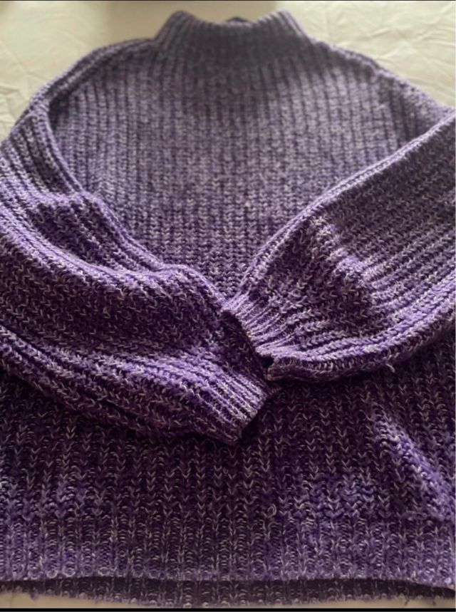 Jersey mujer morado.