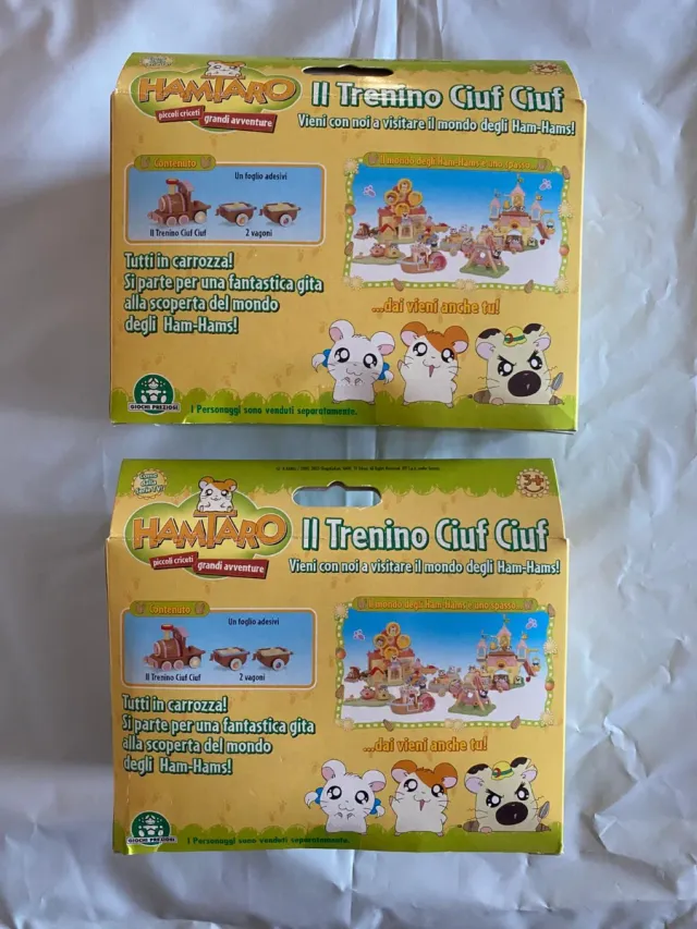 2x Hamtaro Il Trenino Ciuf Ciuf