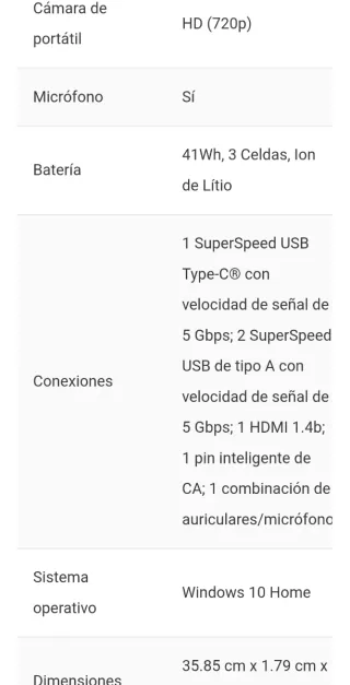 Portátil HP 15s-fq2025ns i5-1135G7 15,6 FHD