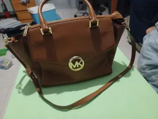 Bolso Michael Kors Marrón y Dorado