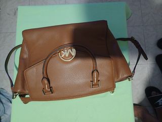 Bolso Michael Kors Marrón y Dorado