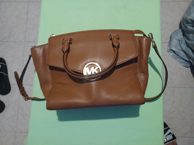 Bolso Michael Kors Marrón y Dorado
