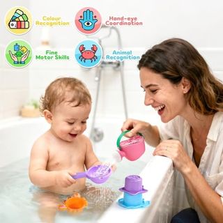 Juguetes de Baño para Bebé - 1 Año