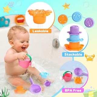 Juguetes de Baño para Bebé - 1 Año