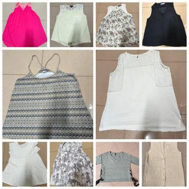 T-shirt senza maniche con stampa taglia M