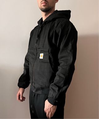 Chaqueta Carhartt Active Negra estilo Bomber - M