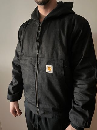 Chaqueta Carhartt Active Negra estilo Bomber - M