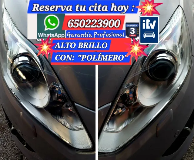 Pulido y Restauración de FAROS PROFESIONAL 