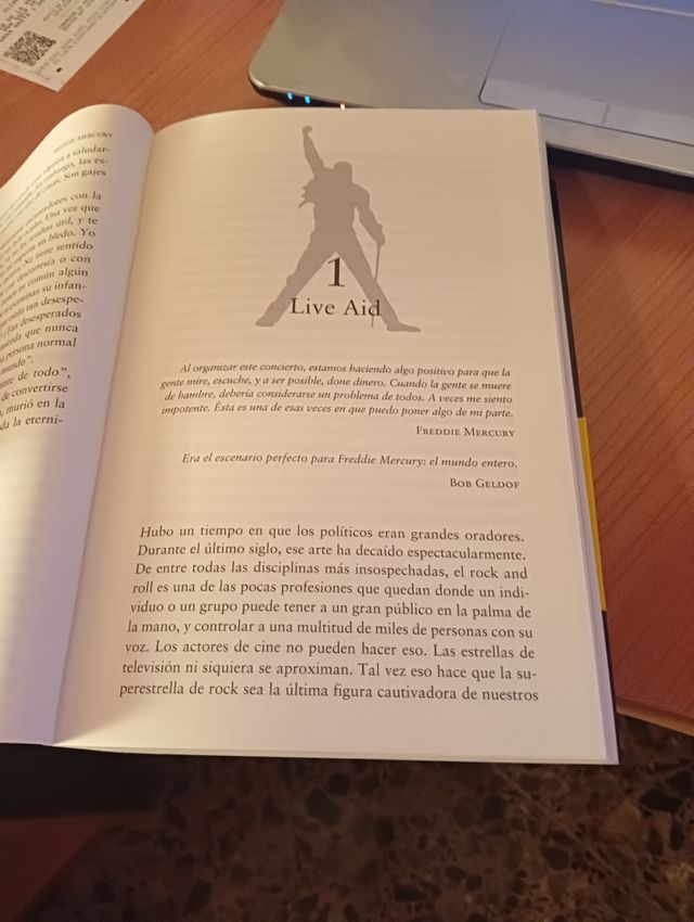 LIBRO FREDDIE MERCURY BIOGRAFIA NUEVO SIN USO
