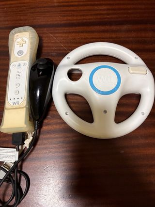 Accesorios Wii: Volante y Mando