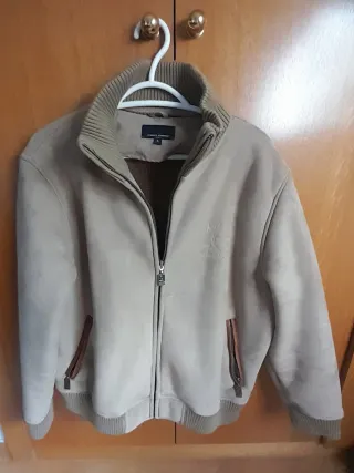 Chaqueta de cuero Phat Farm tipo aviador