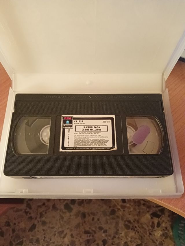 LA CABALGADA DE LOS MALDITOS VHS PRIMERA EDICION