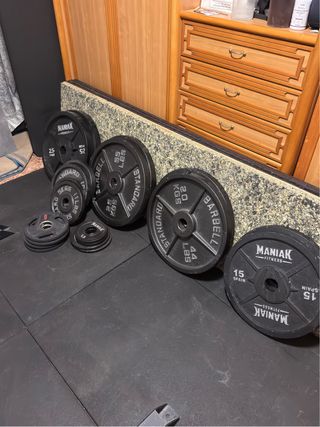 Material gimnasio powerlifting