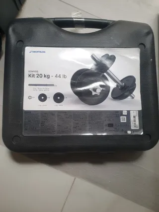 Kit Mancuernas Domyos 20 kg - 44 lb