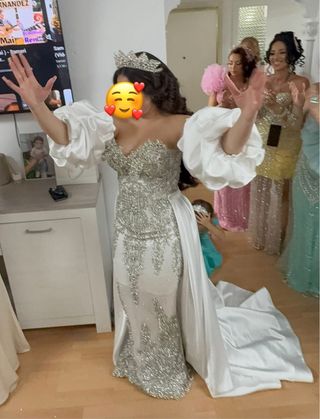 Vestido de fiesta gitana de piedras