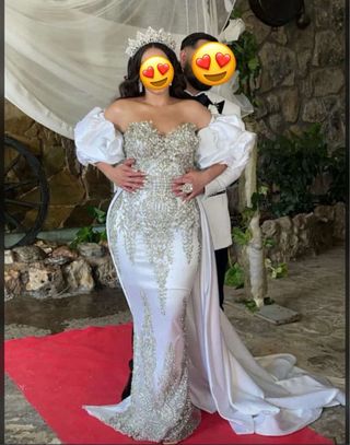 Vestido de fiesta gitana de piedras