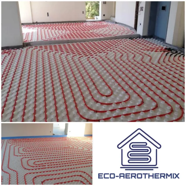 Suelo radiante y refrescante.♨️❄️
