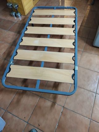 Somier metálico y de madera