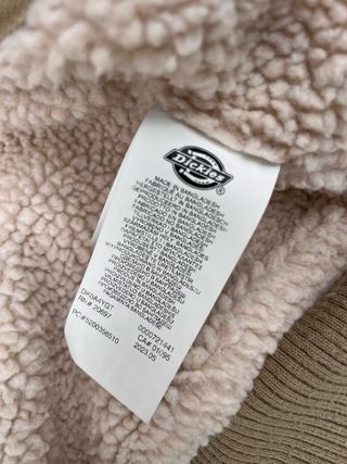 Chaqueta Dickies Lona Sherpa Beige