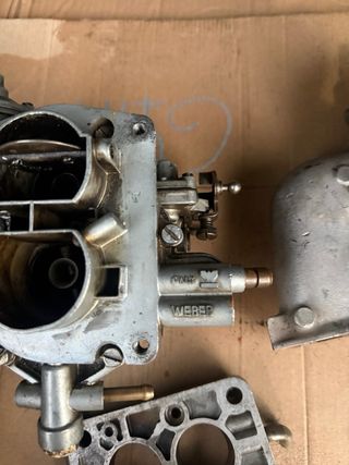 Carburador Renault 5 y colector admisión