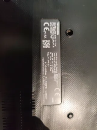 Portátil Toshiba Negro